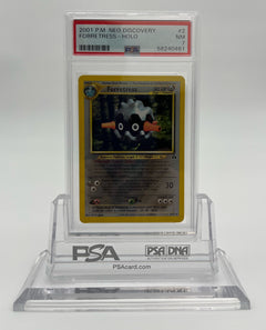 Forretress - Neo Discovery - 2 - PSA 7 - Deck Out Gaming