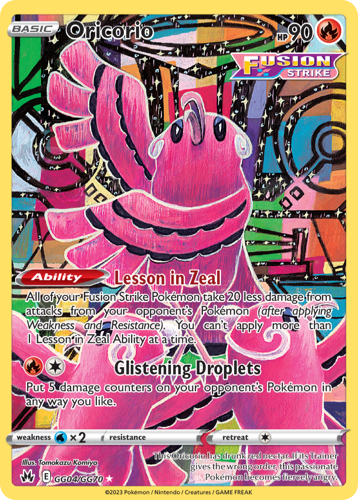 Oricorio (GG04/GG70) [Sword & Shield: Crown Zenith] - Deck Out Gaming