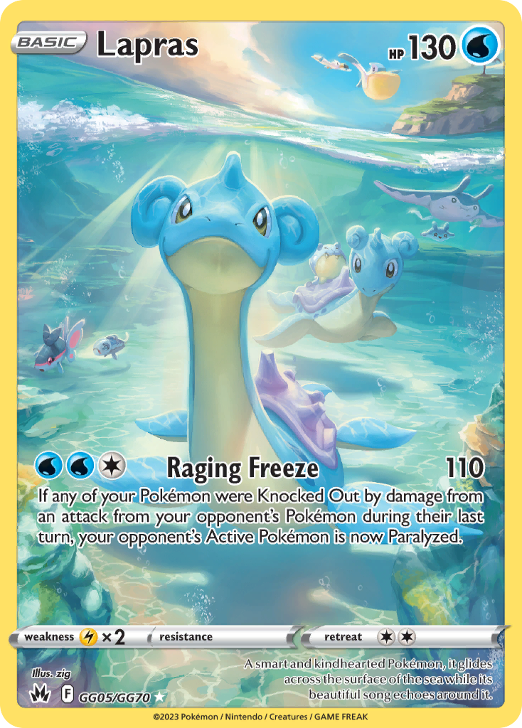 Lapras (GG05/GG70) [Sword & Shield: Crown Zenith] - Deck Out Gaming