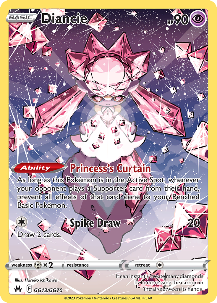 Diancie (GG13/GG70) [Sword & Shield: Crown Zenith] - Deck Out Gaming