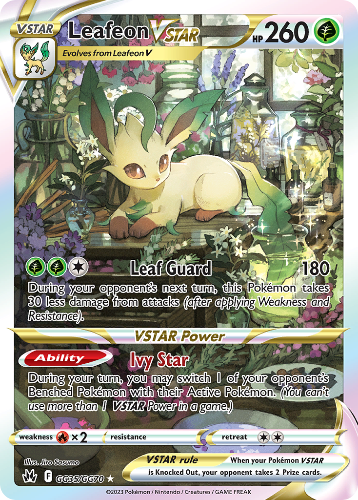 Leafeon VSTAR (GG35/GG70) [Sword & Shield: Crown Zenith] - Deck Out Gaming