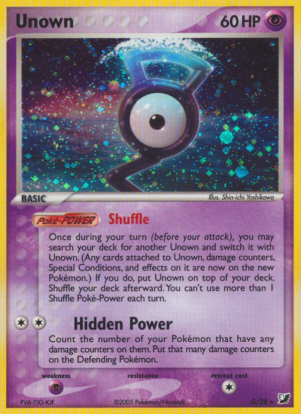 Unown (G) [EX: Unseen Forces] - Deck Out Gaming