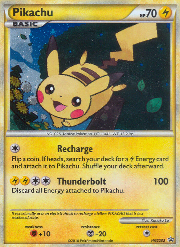 Pikachu (HGSS03) [HGSS Promos] - Deck Out Gaming