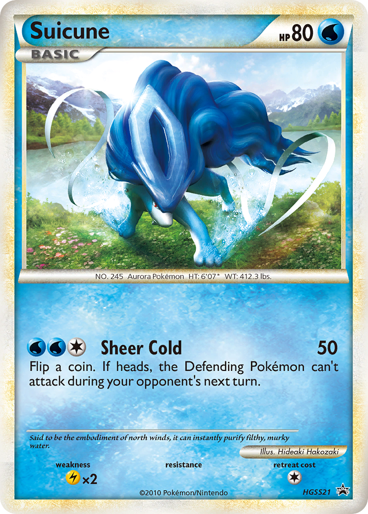 Suicune (HGSS21) [HGSS Promos] - Deck Out Gaming