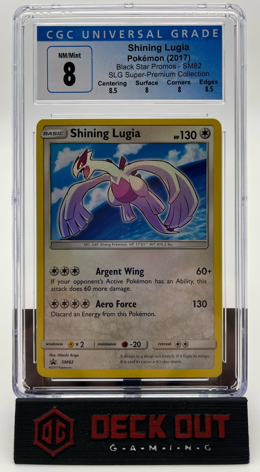 Shining Lugia - SM Promos - SM82 - CGC 8.0 (8.5/8.0/8.0/8.5)