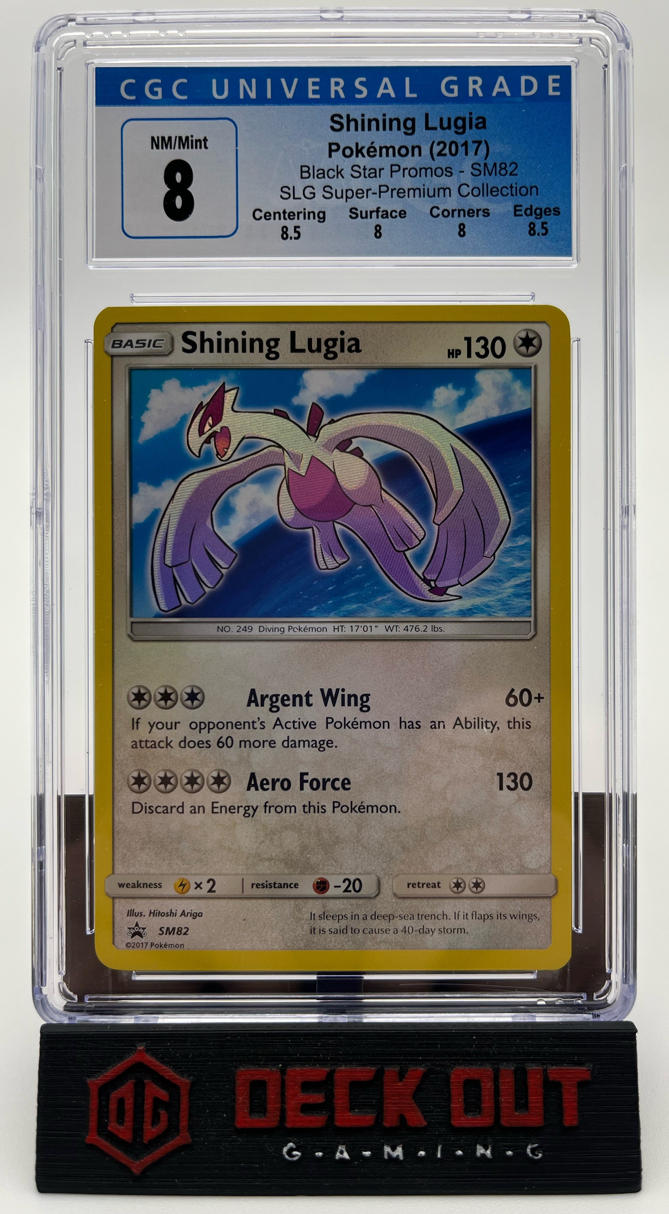 Shining Lugia - SM Promos - SM82 - CGC 8.0 (8.5/8.0/8.0/8.5) - Deck Out Gaming