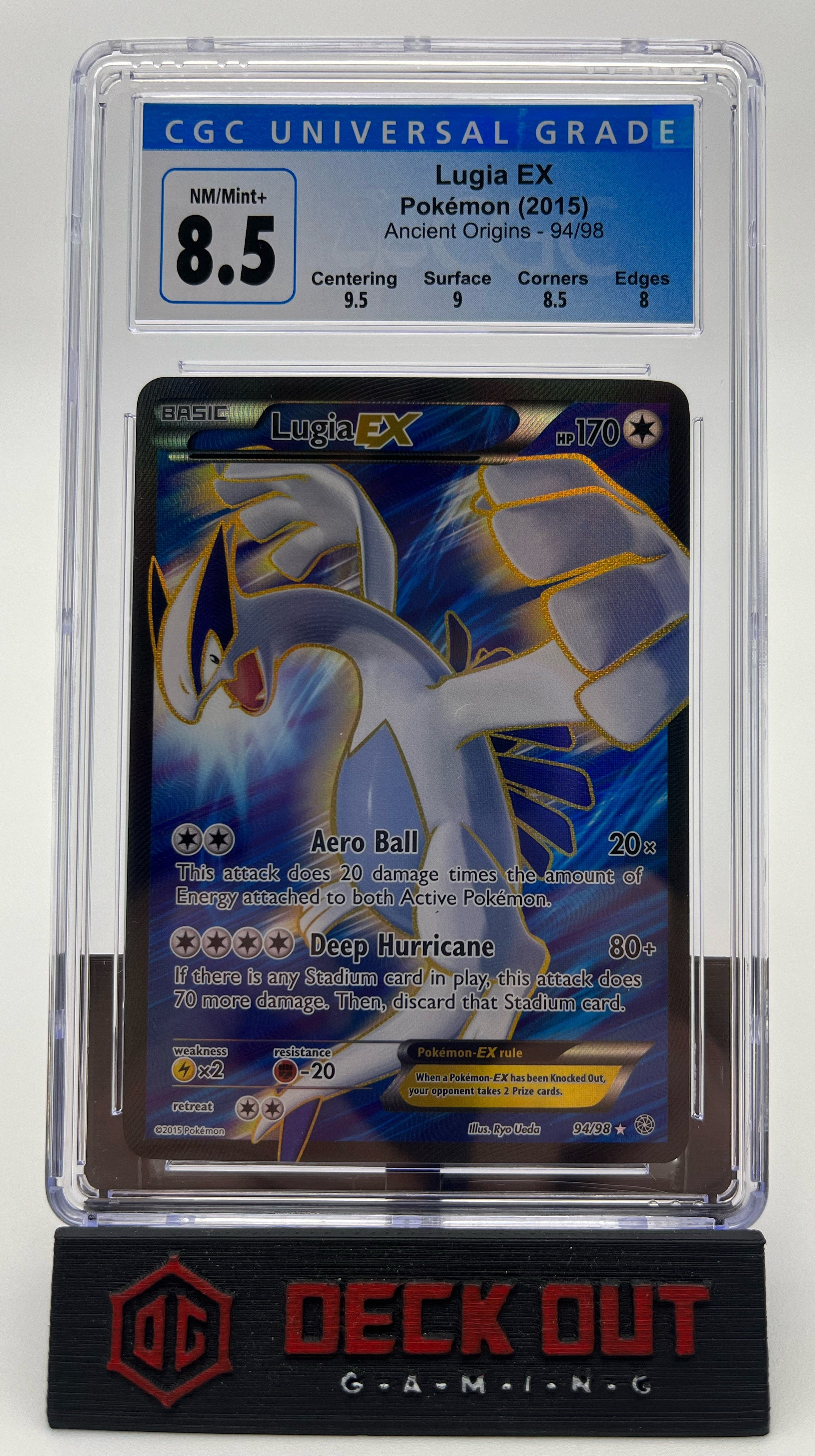 Lugia EX - Ancient Origins - 94/98 - CGC 8.5 (9.5/9.0/8.5/8.0) - Deck Out Gaming