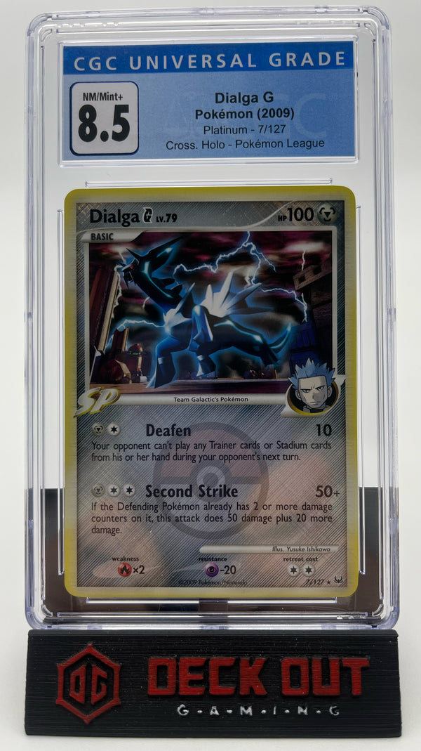 Dialga G (League Promo) - Platinum - 7/127 - CGC 8.5 - Deck Out Gaming