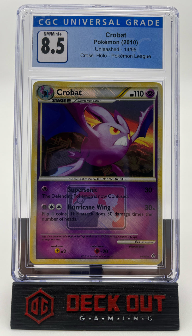 Crobat (League Promo) - Unleashed - 14/95 - CGC 8.5 - Deck Out Gaming