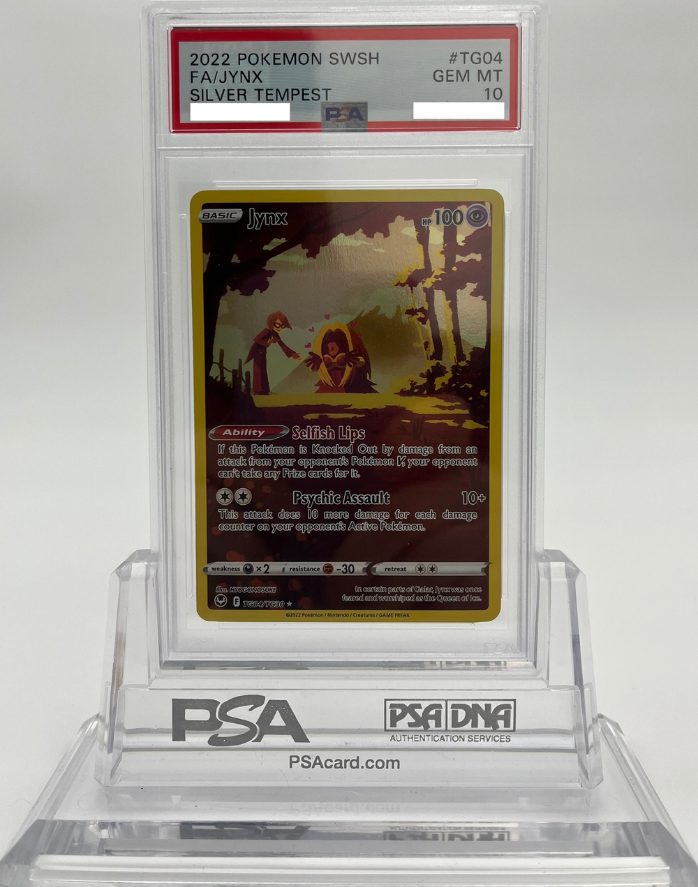 Jynx - Silver Tempest - TG04 - PSA 10 - Deck Out Gaming