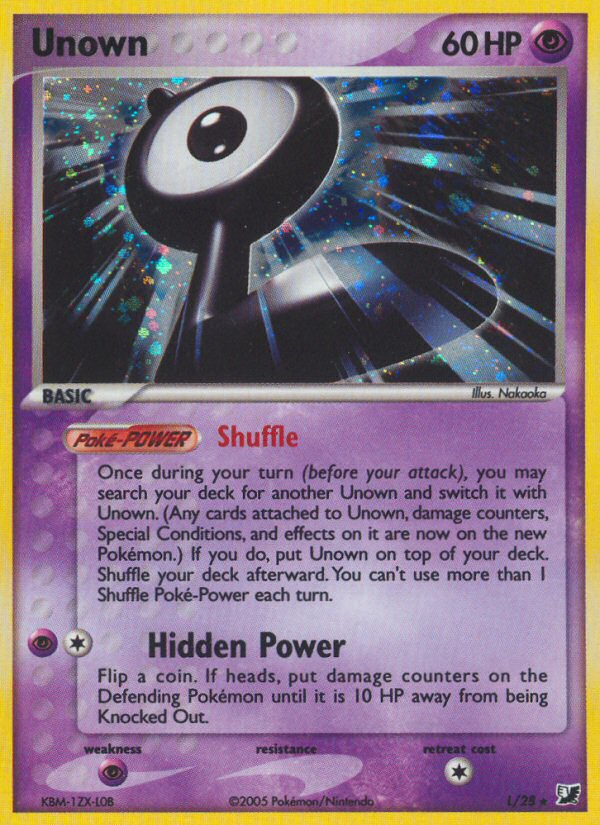 Unown (L) [EX: Unseen Forces] - Deck Out Gaming