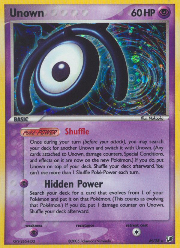 Unown (M) [EX: Unseen Forces] - Deck Out Gaming