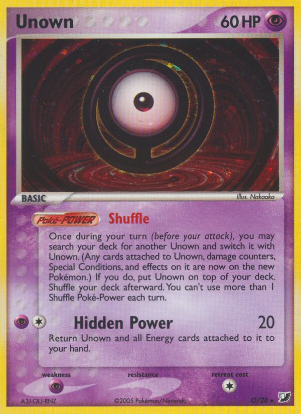 Unown (O) [EX: Unseen Forces] - Deck Out Gaming