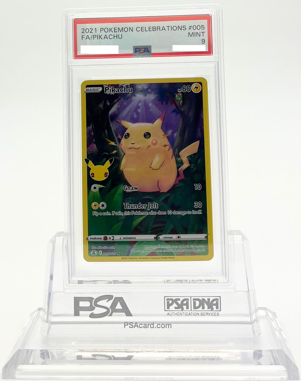 Pikachu - Celebrations - 005 - PSA 9 - Deck Out Gaming