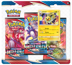 Pokemon SWSH Battle Styles 3-Pack Blister - Jolteon - Deck Out Gaming