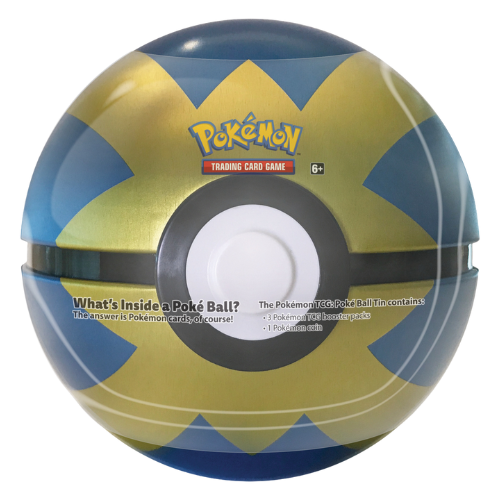 Pokemon Best Of 2021 Ball Tin - Quick Ball (Contents In Description)