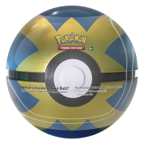 Pokemon Best Of 2021 Ball Tin - Quick Ball (Contents In Description) - Deck Out Gaming