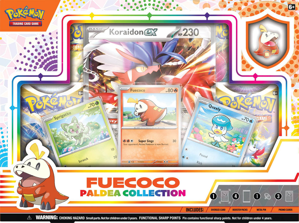 Pokemon Paldea Collection Box - Fuecoco (Random Jumbo)
