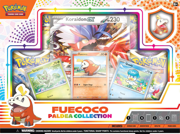 Pokemon Paldea Collection Box - Fuecoco (Random Jumbo) - Deck Out Gaming