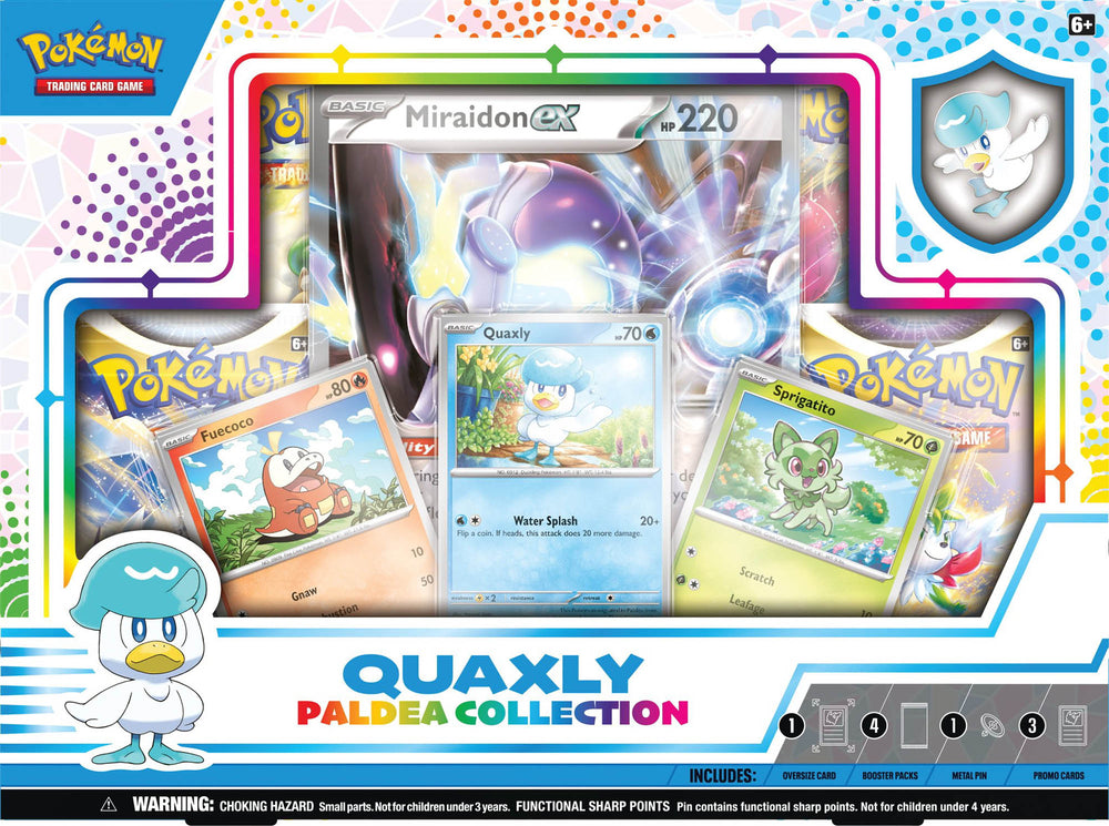 Pokemon Paldea Collection Box - Quaxly (Random Jumbo)