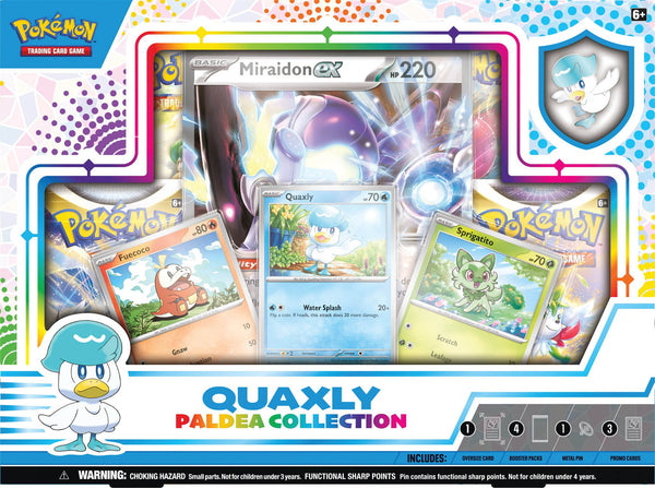Pokemon Paldea Collection Box - Quaxly (Random Jumbo) - Deck Out Gaming