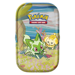 Pokemon Paldea Friends Mini Tin - Sprigatito - Deck Out Gaming