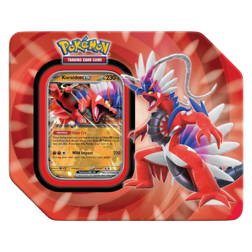 Pokemon Paldea Legends Tin - Koraidon ex - Deck Out Gaming