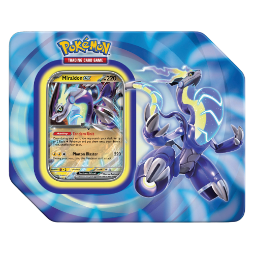 Pokemon Paldea Legends Tin - Miraidon ex - Deck Out Gaming