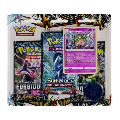 Pokemon SM Forbidden Light 3-Pack Blister - Garbodor - Deck Out Gaming