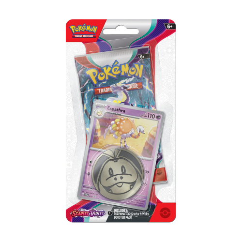 Pokemon SV Base Set Checklane Blister - Espathra - Deck Out Gaming