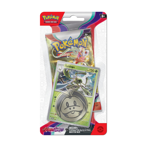 Pokemon SV Base Set Checklane Blister - Spidops - Deck Out Gaming