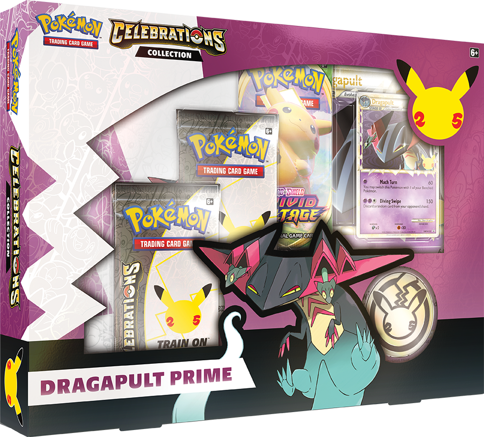 Pokemon SWSH Celebrations Collection - Dragapult Prime