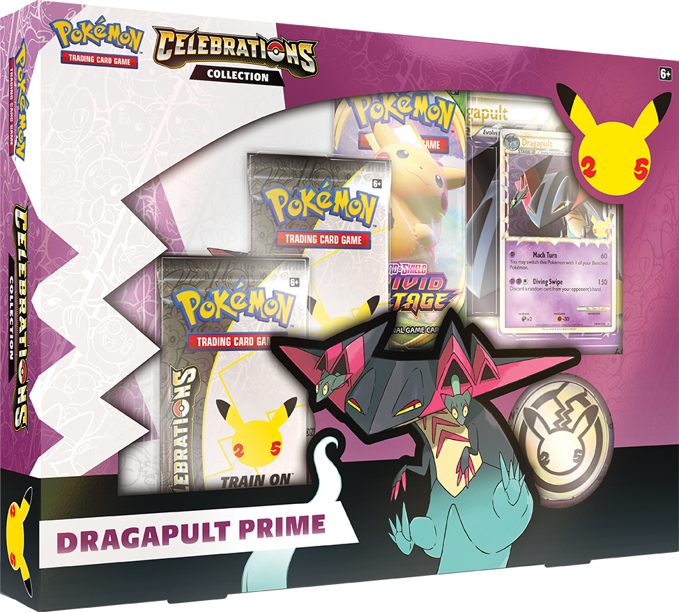 Pokemon SWSH Celebrations Collection - Dragapult Prime - Deck Out Gaming