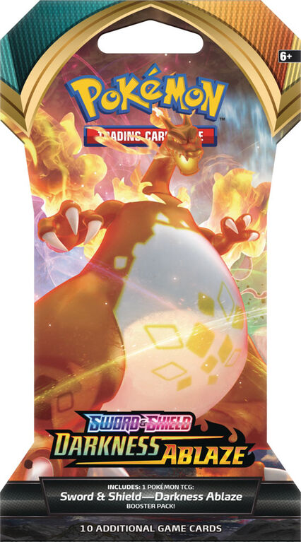 Pokemon SWSH Darkness Ablaze Bllister Pack (Random Art) - Deck Out Gaming