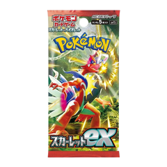 Pokemon Scarlet ex Japanese Booster Pack - Deck Out Gaming