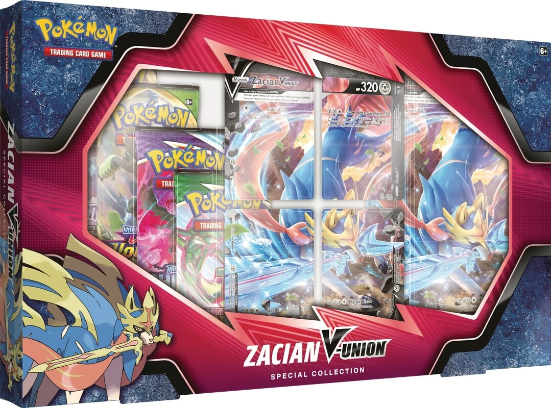 Pokemon V-Union Special Collection - Zacian V-Union (Glue Issues On ...