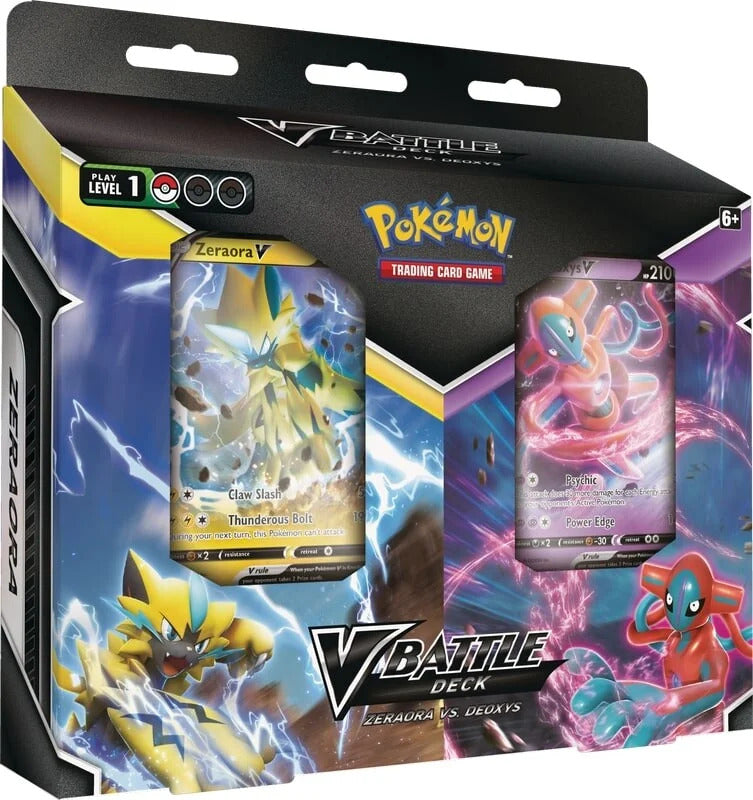 Pokemon V Battle Deck Bundle - Zeraora VS Deoxys - Deck Out Gaming