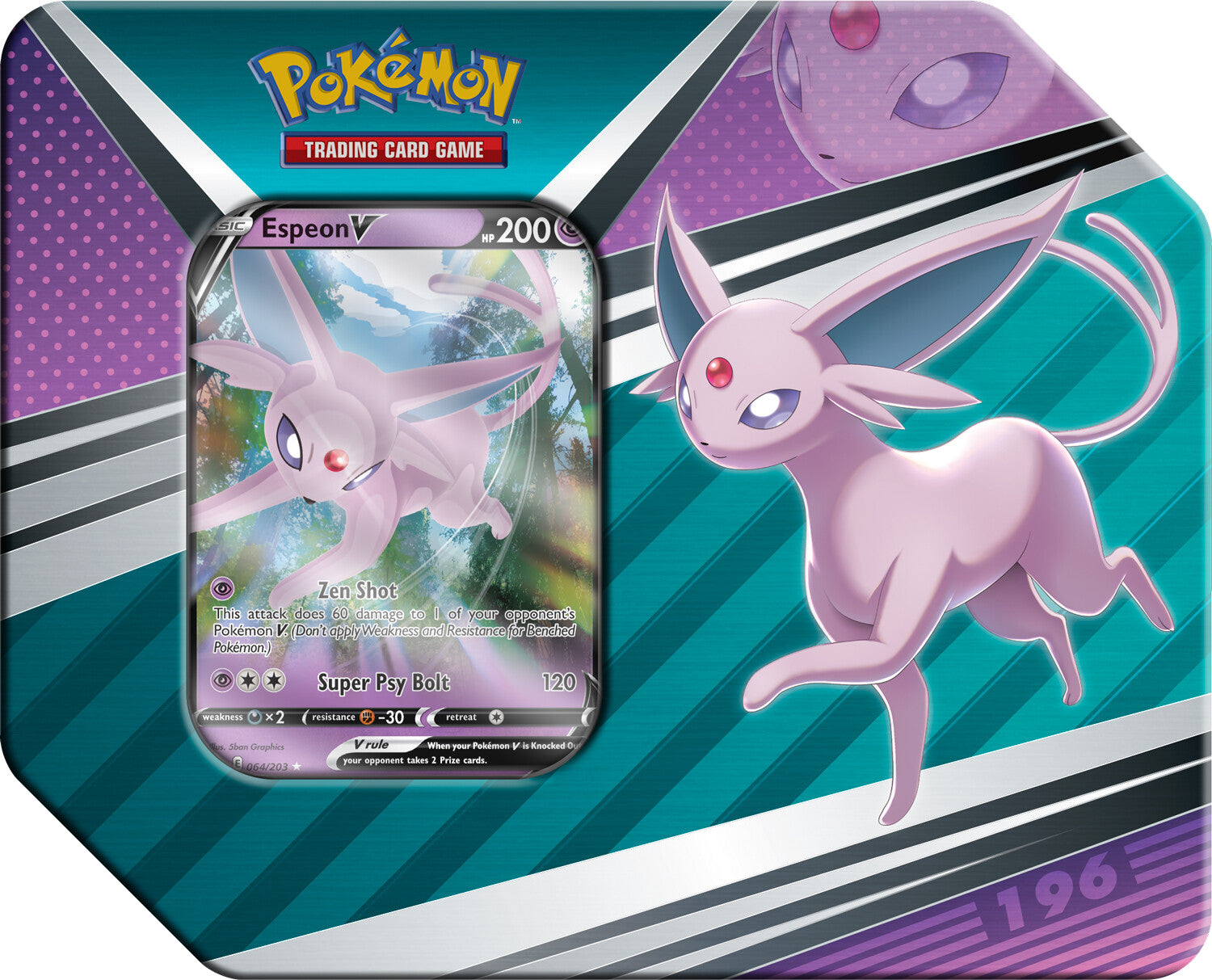 Pokemon V Heroes Tin - Espeon - Deck Out Gaming