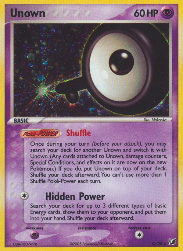 Unown (Q) [EX: Unseen Forces] - Deck Out Gaming