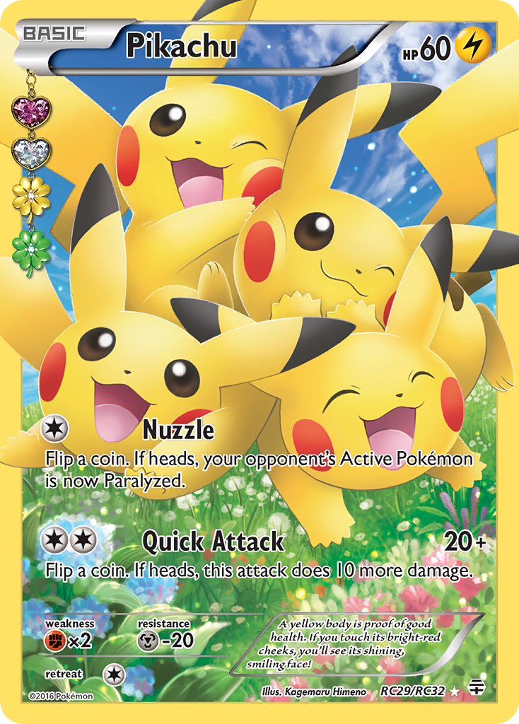 Pikachu (Full Art) (RC29) [Generations: Radiant Collection] - Deck Out Gaming