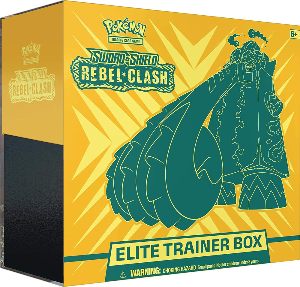 Pokemon SWSH Rebel Clash Elite Trainer Box (Hole In Wrap) - Deck Out Gaming