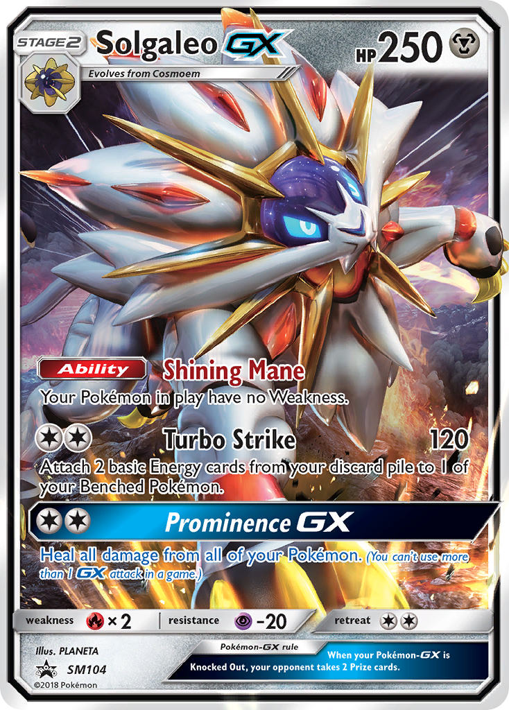 Solgaleo GX (SM104) [Sun & Moon: Black Star Promos] - Deck Out Gaming