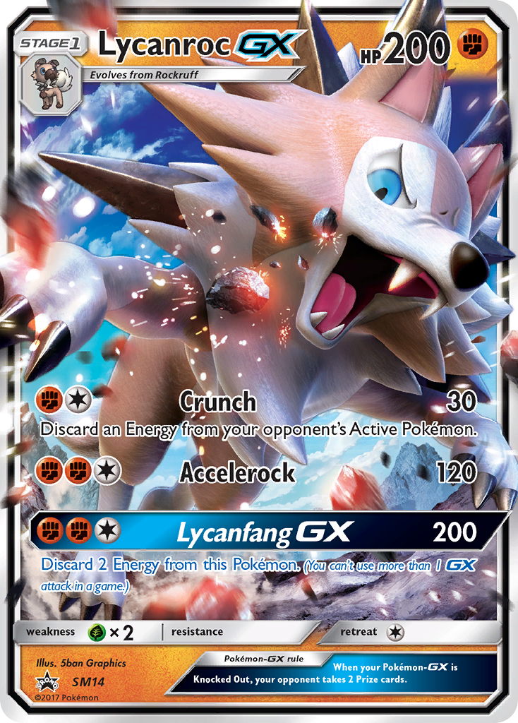 Lycanroc-GX [SM Black Star Promos] - Deck Out Gaming