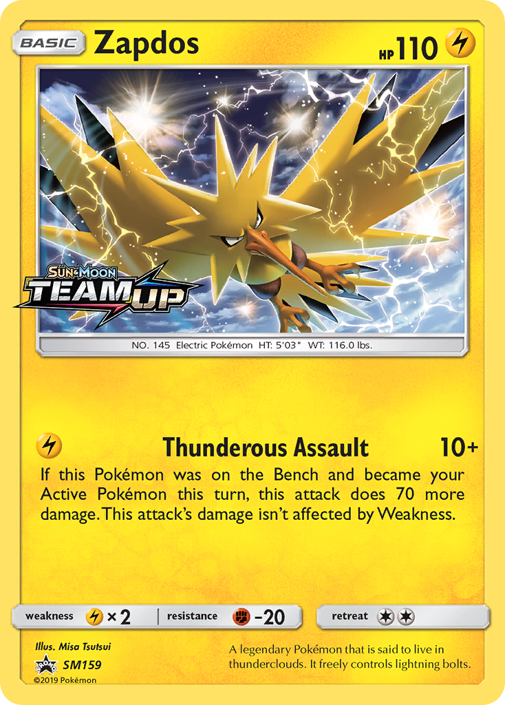 Zapdos (SM159) [Sun & Moon: Black Star Promos] - Deck Out Gaming