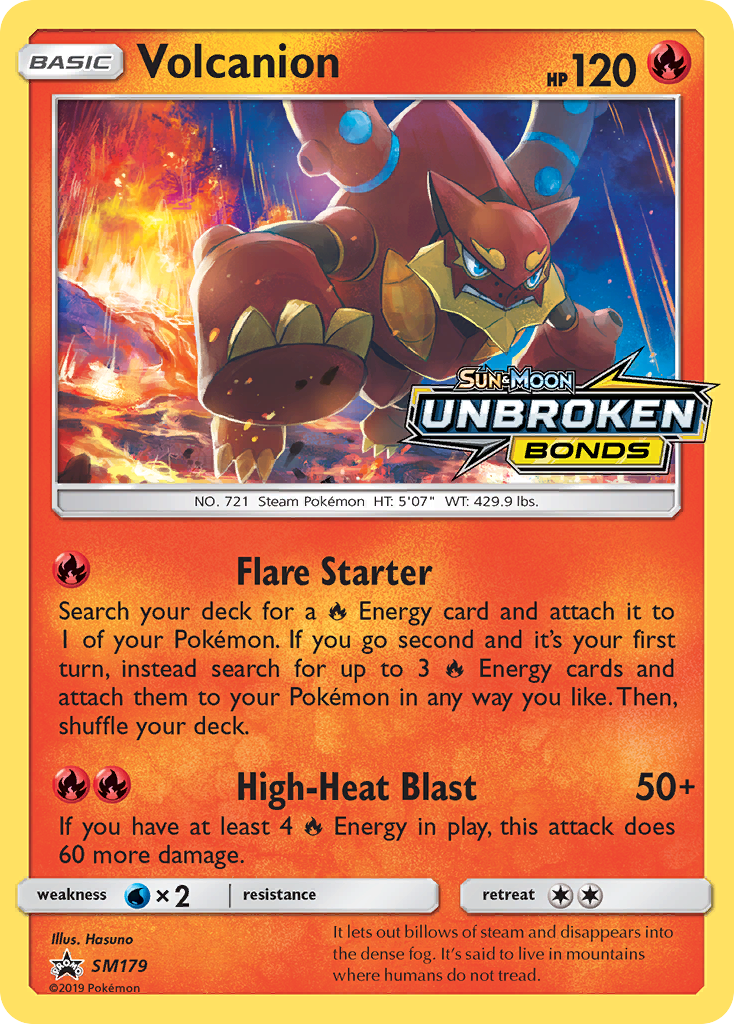 Volcanion [SM Black Star Promos] - Deck Out Gaming