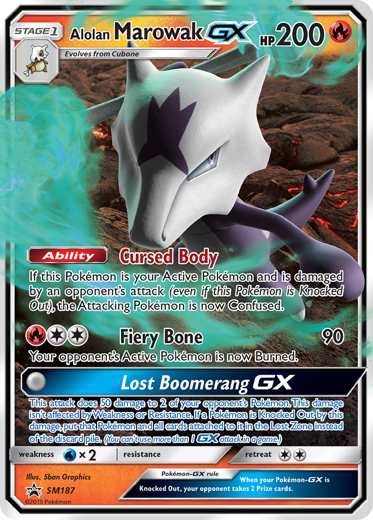 Alolan Marowak-GX [SM Black Star Promos] - Deck Out Gaming