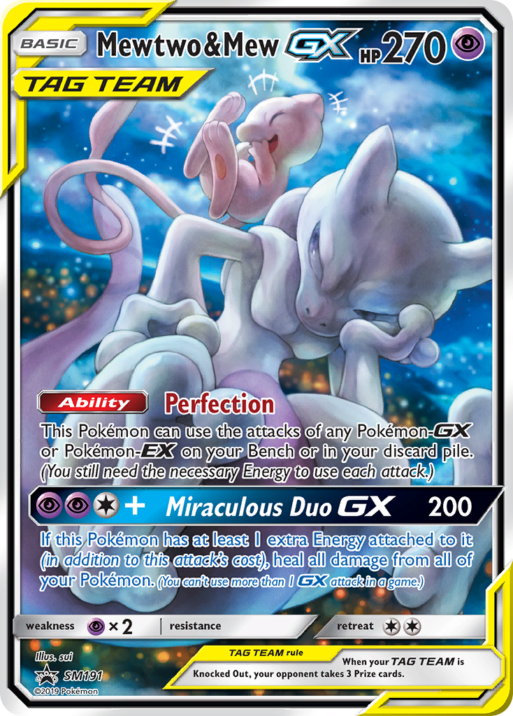 Mewtwo & Mew-GX [SM Black Star Promos] - Deck Out Gaming