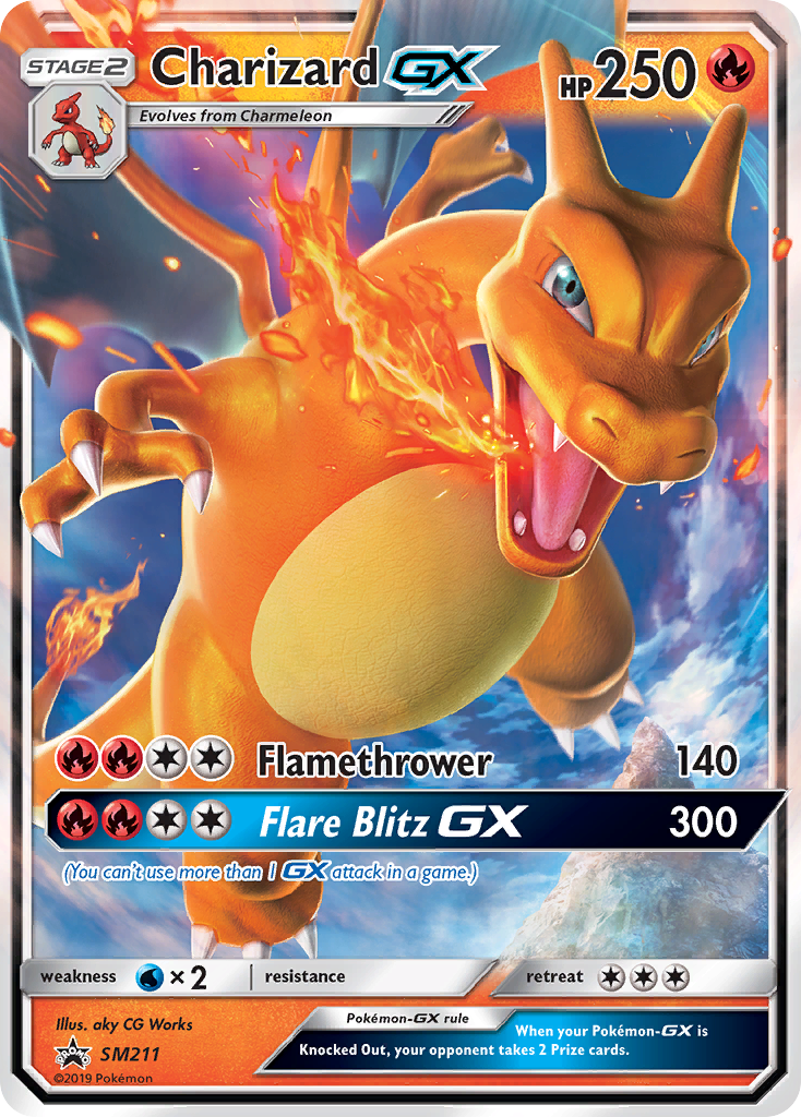 Charizard GX (SM211) [Sun & Moon: Black Star Promos] - Deck Out Gaming