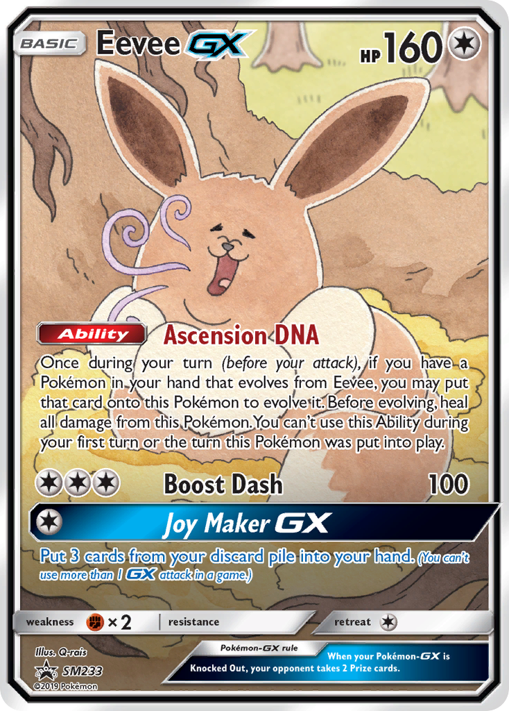 Eevee GX (SM233) [Sun & Moon: Black Star Promos] - Deck Out Gaming