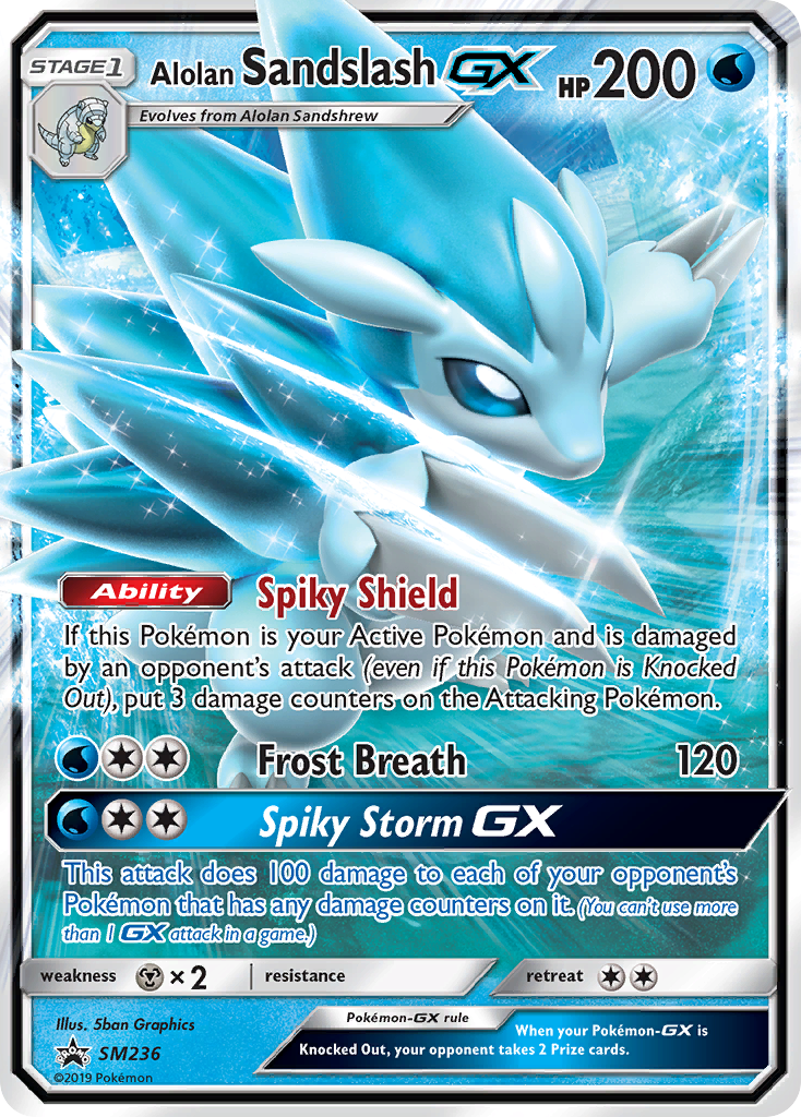 Alolan Sandslash GX [SM Black Star Promos] - Deck Out Gaming